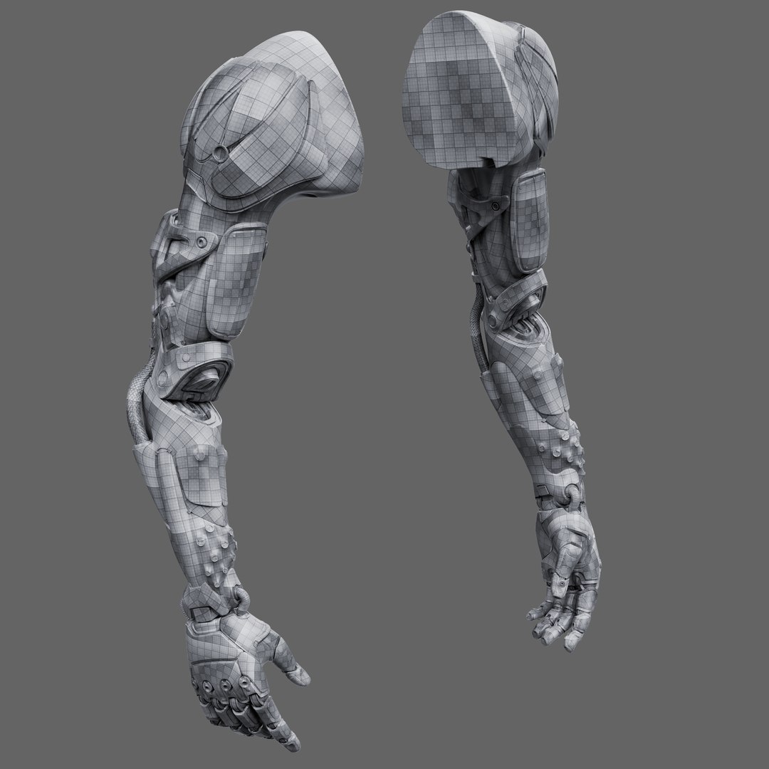 Realistic Cyberpunk Arm Augment 3D Model - TurboSquid 1960790