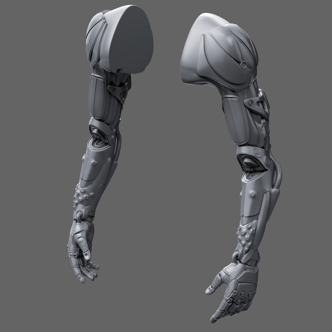 Realistic Cyberpunk Arm Augment 3D Model - TurboSquid 1960790