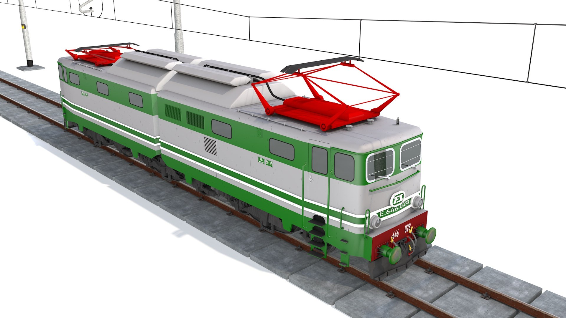 3D Model Electric Locomotive E646 - TurboSquid 2409154