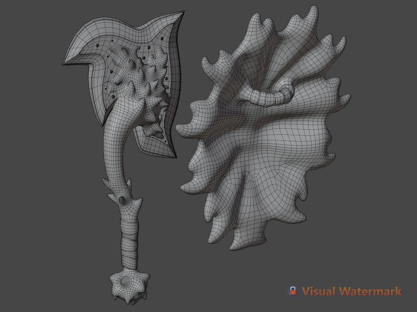 Coral Shield and Axe 3D model https://p.turbosquid.com/ts-thumb/bw/ZgJYM4/S4/3_1/png/1689340576/1920x1080/fit_q87/f1f6e38d59c9c805191430afa9cbece53c9725aa/3_1.jpg