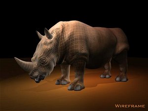 rhinoceros 3d model