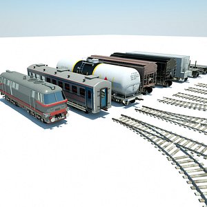 Lowpoly Train Pack