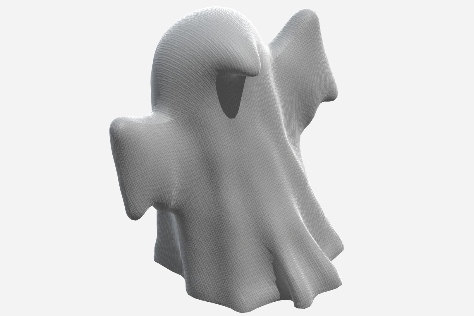 3D Little Cartoon Ghost Model - TurboSquid 1337069