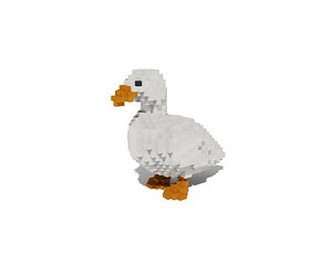 Voxel Art Duck