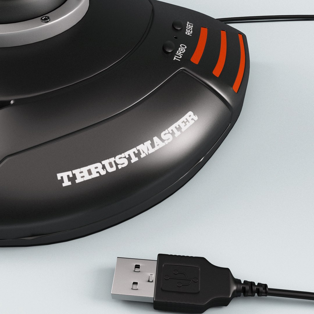 Joystick Thrustmaster T-flight 3d Model