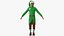 Christmas Elf Male 6 3D model