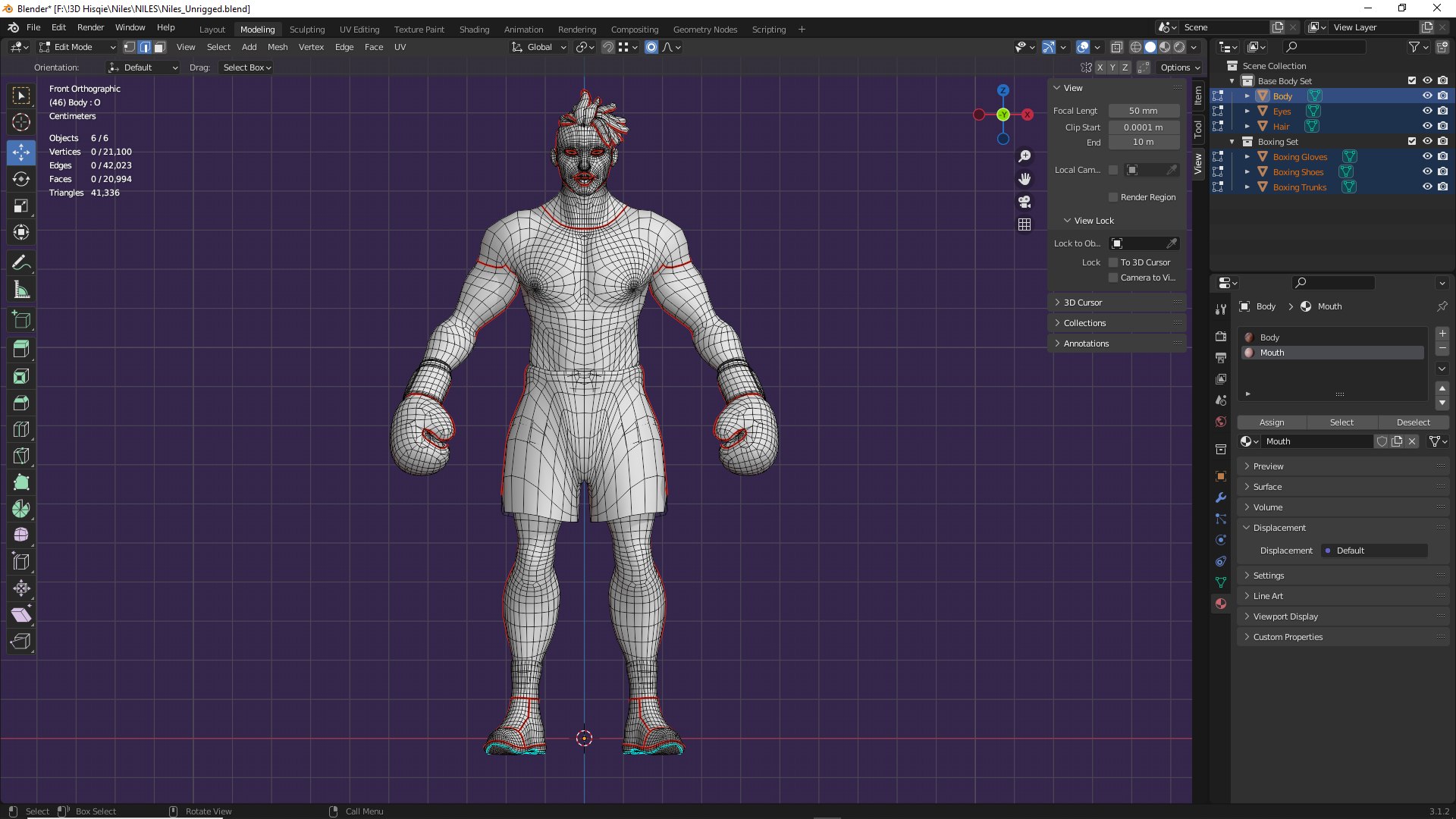 3D Low Poly Boxer - MMA Fighter - Niles Model - TurboSquid 2040500
