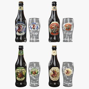 wychwood beer ginger beard 3D model