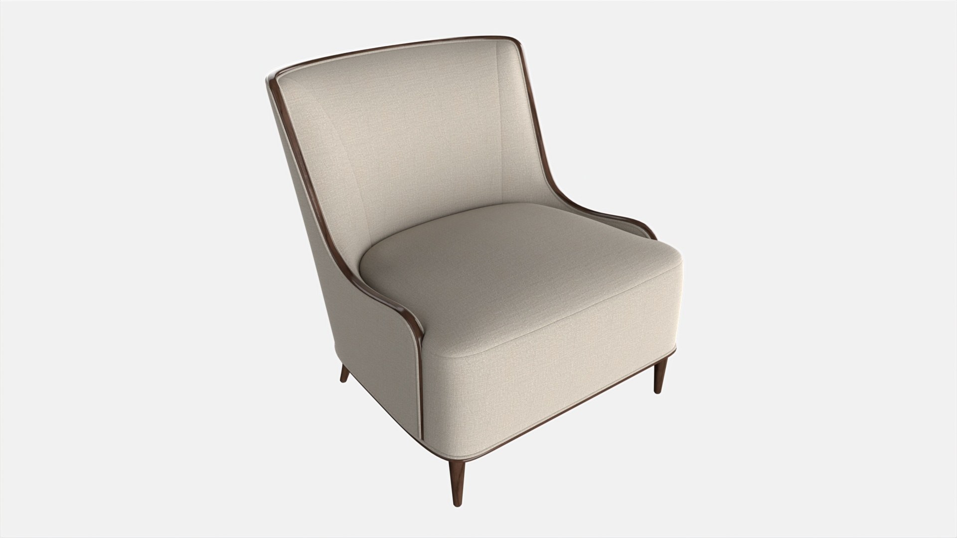 3D Lounge Chair Baker Marino TurboSquid 2102704