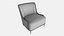 Chaise longue Baker Marino