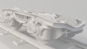 train bogie 3D model