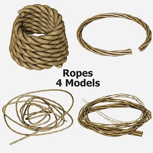 ropes - 4 3d model