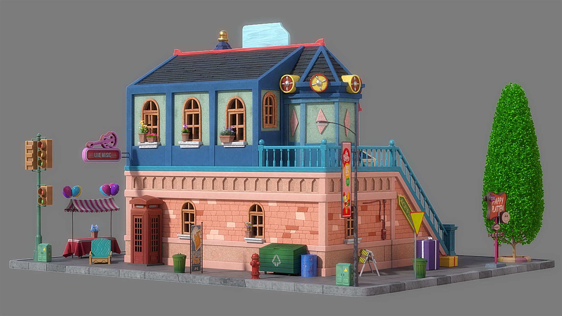 3D Cartoon House Pack 01 https://p.turbosquid.com/ts-thumb/bx/AP2pFr/C8/h6_render_04/png/1700557392/1920x1080/fit_q87/0af853b9a267972fcafbe35008b445f4c105f862/h6_render_04.jpg