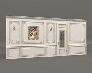 Wall Molding in Classic French style 44