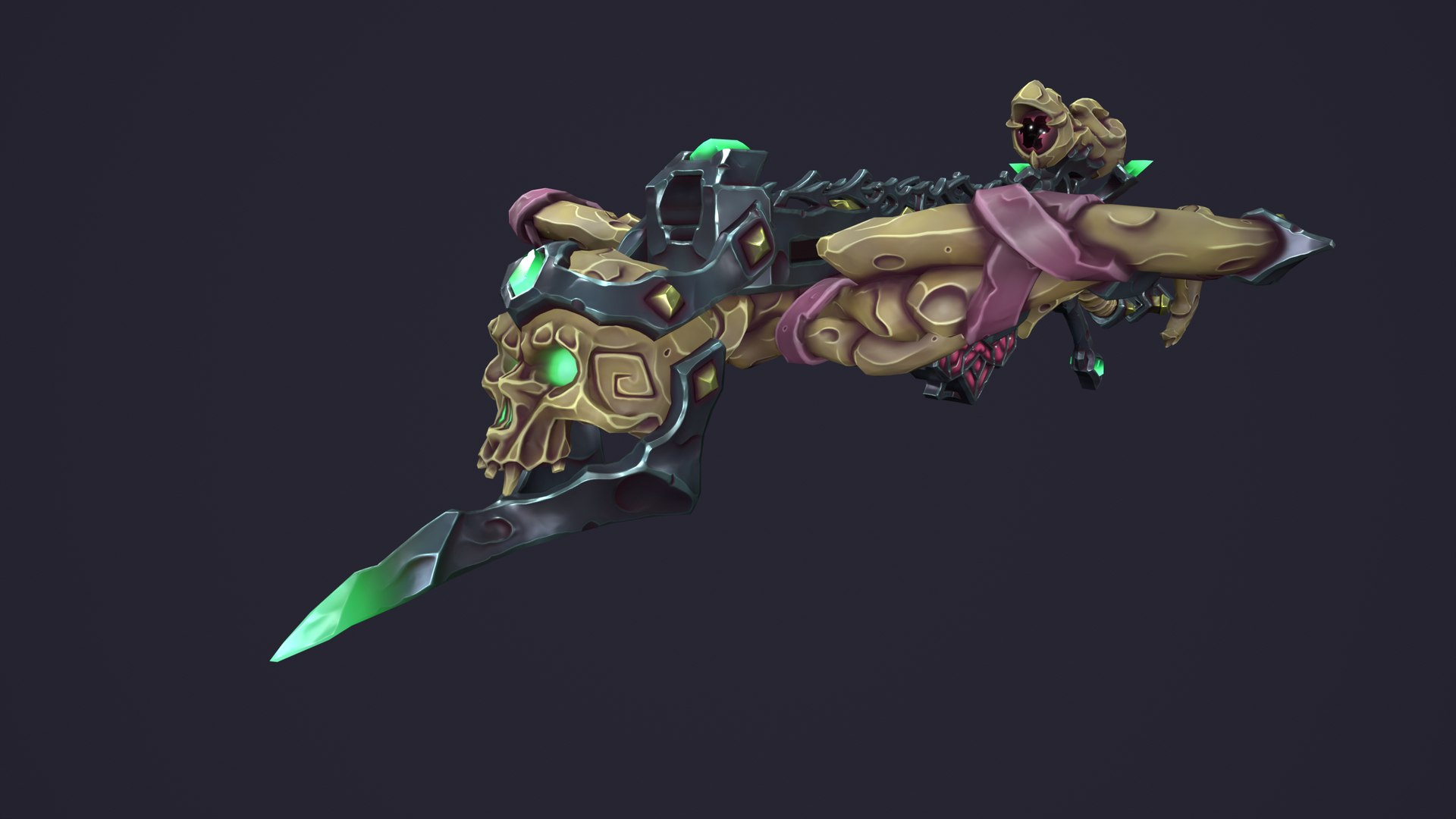 Undead crossbow 3D model https://p.turbosquid.com/ts-thumb/bx/FdfZWq/RF/11/png/1776682588/1920x1080/fit_q87/2fb0064b2e672ef0c74795a7eb53732c3a380d93/11.jpg
