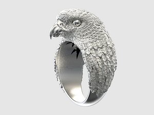 Falcon ring high detail 3D print model