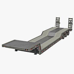 Double Drop Lowboy Tri Axle Trailer 2