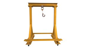 3D Chain Pulley Crane