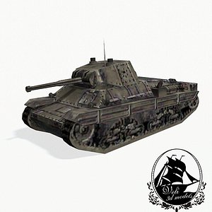 3d world war tank gun