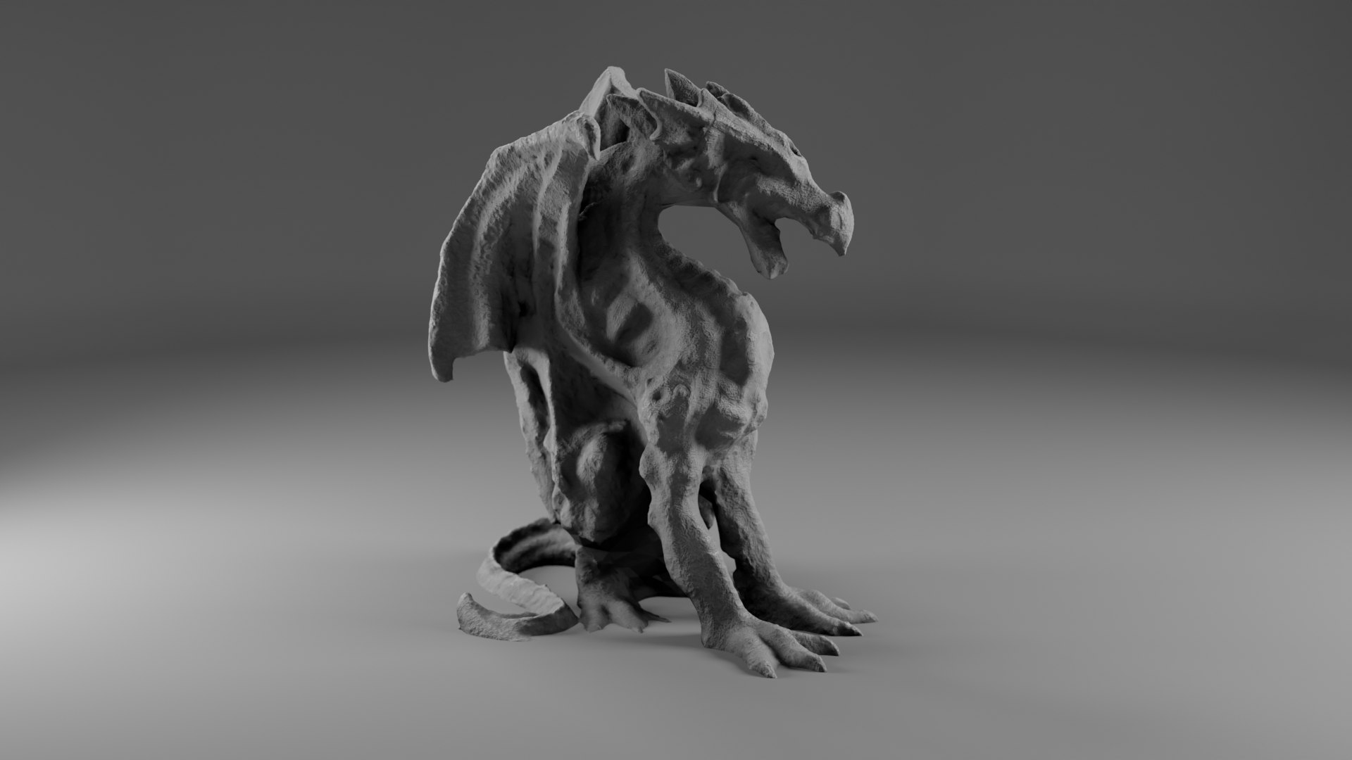 Dragon Statue SCAN Model - TurboSquid 2058342