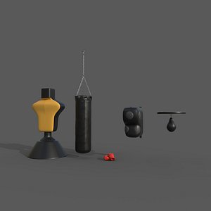 3D Boxing Equipment model