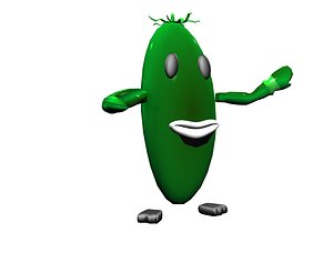 cucumber charecter animation max