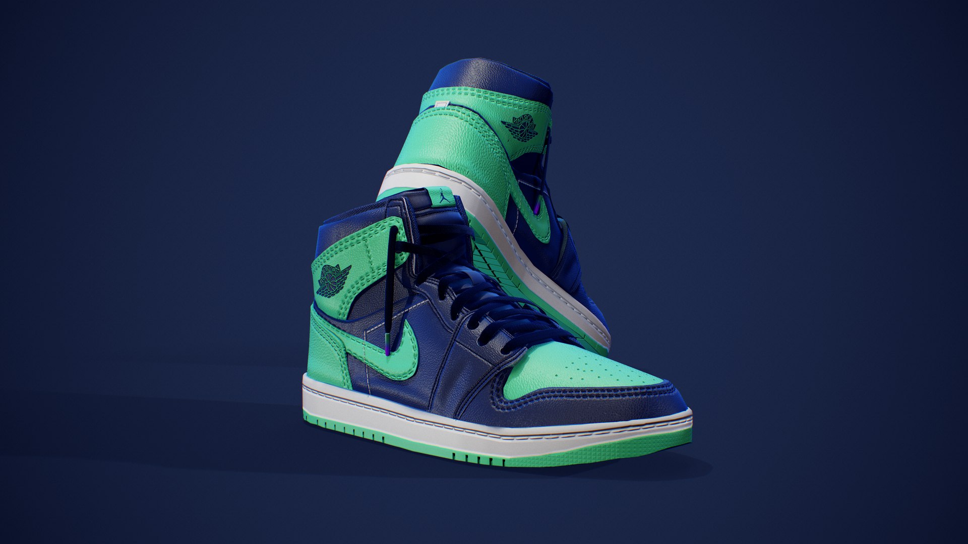 3D Air Jordan 1 Pack Texture Model - TurboSquid 1774882