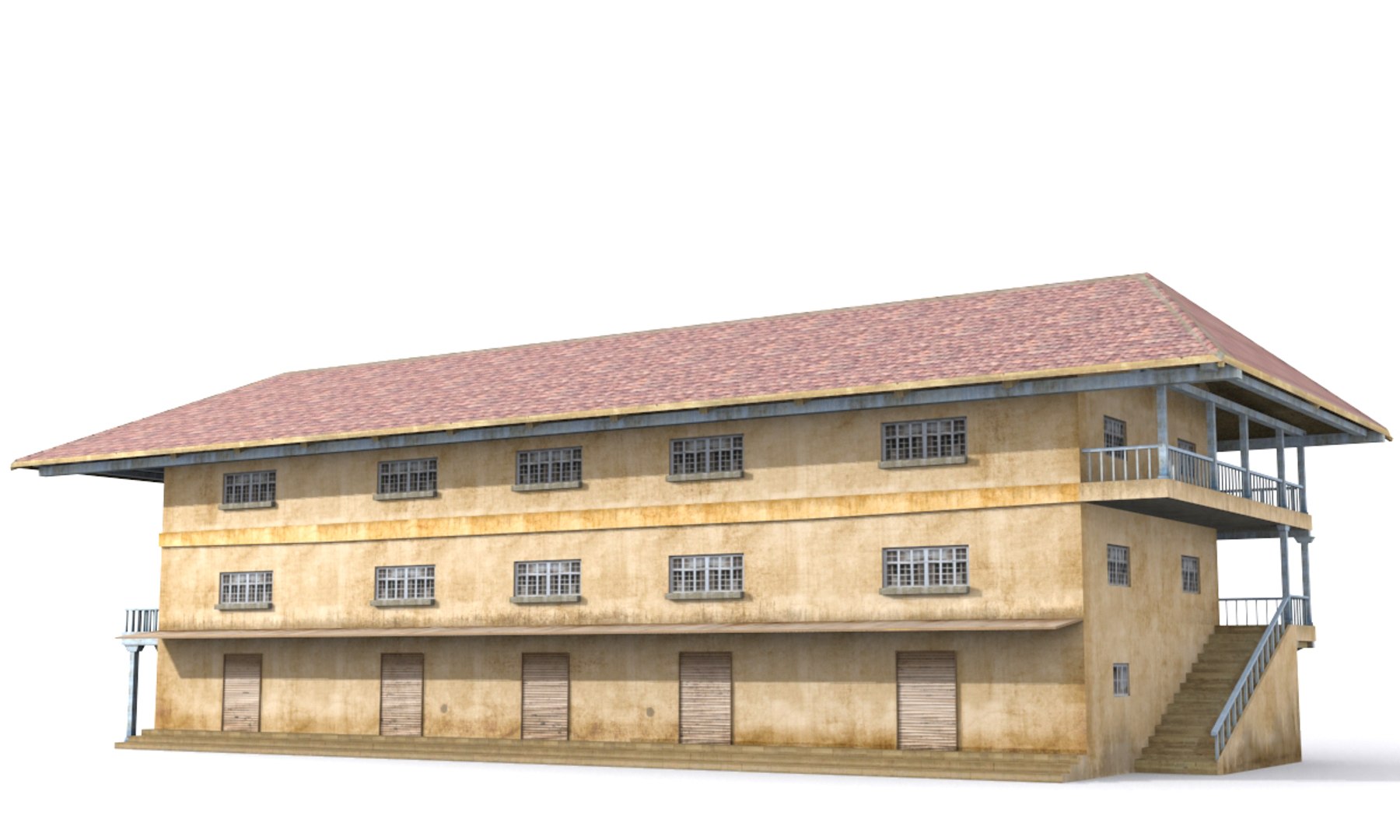 Ready House Slum Building 3D Model - TurboSquid 1422536