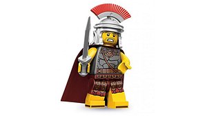 3D Lego Minifig - 71001-3 Roman Commander model