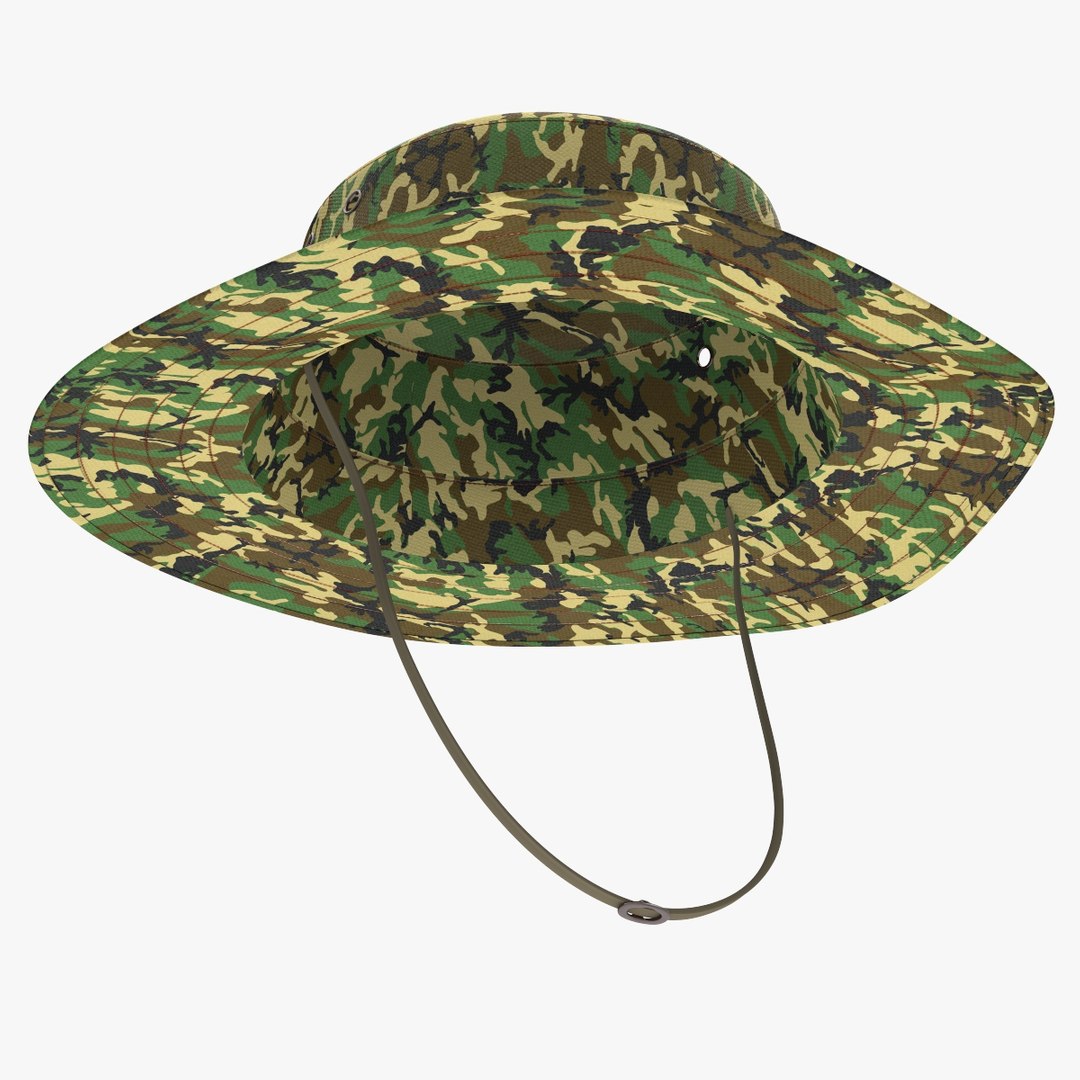 Military Boonie Hat 3d Model - Turbosquid 1180003