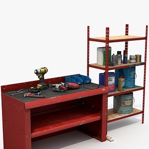 Power tools and paint cans
