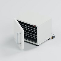 Hot Towel Cabinet with Wire Basket and Drip Tray