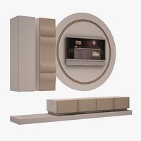 Tv Unit (Zebrano)