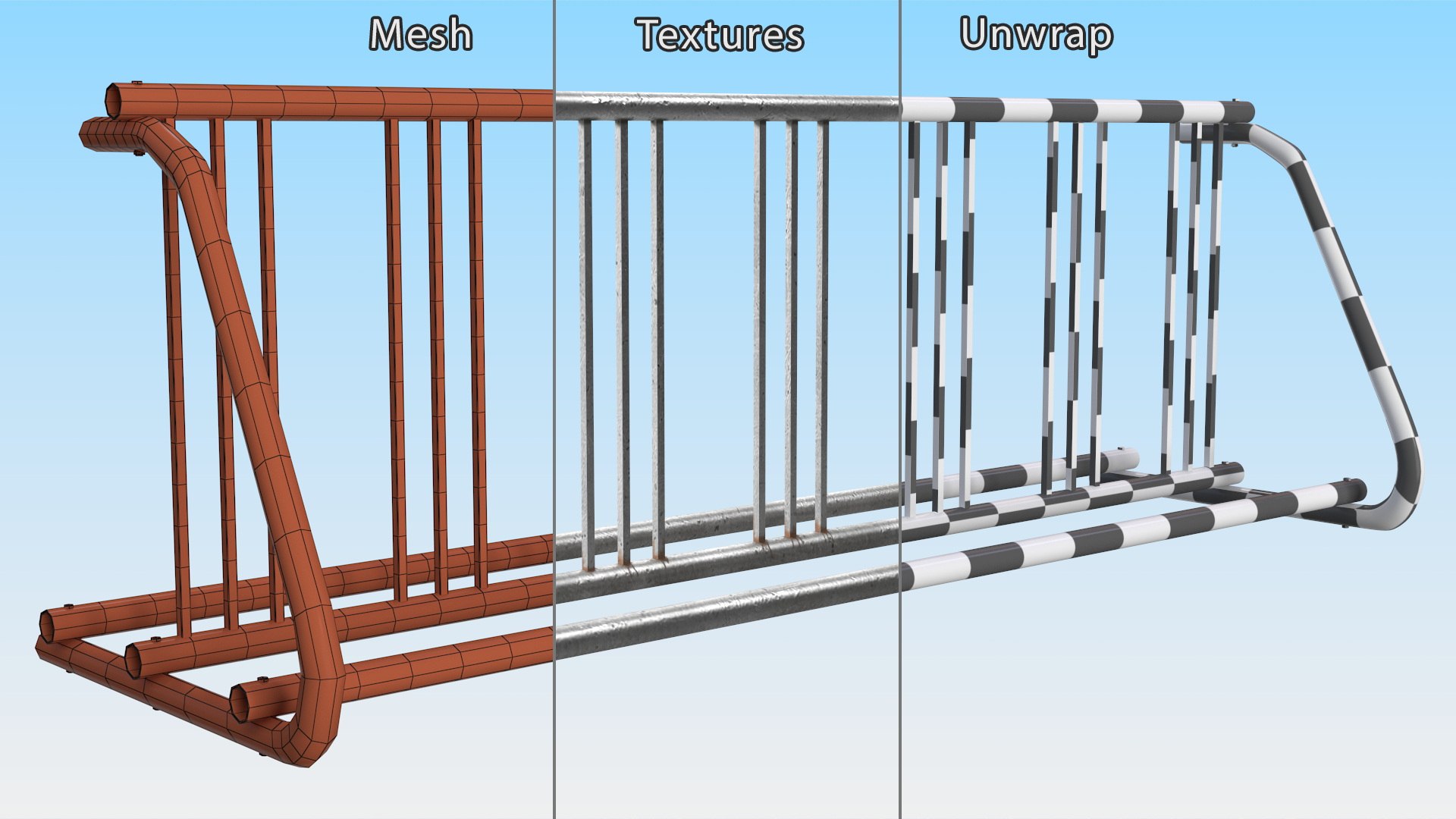 3D model Floor Mounted Bike Rack https://p.turbosquid.com/ts-thumb/bx/lDBpSv/aV/floor_mounted_bike_rack_016/jpg/1713255922/1920x1080/fit_q87/d5454ab61a4c0bb8542176c21f3a21e212924faf/floor_mounted_bike_rack_016.jpg
