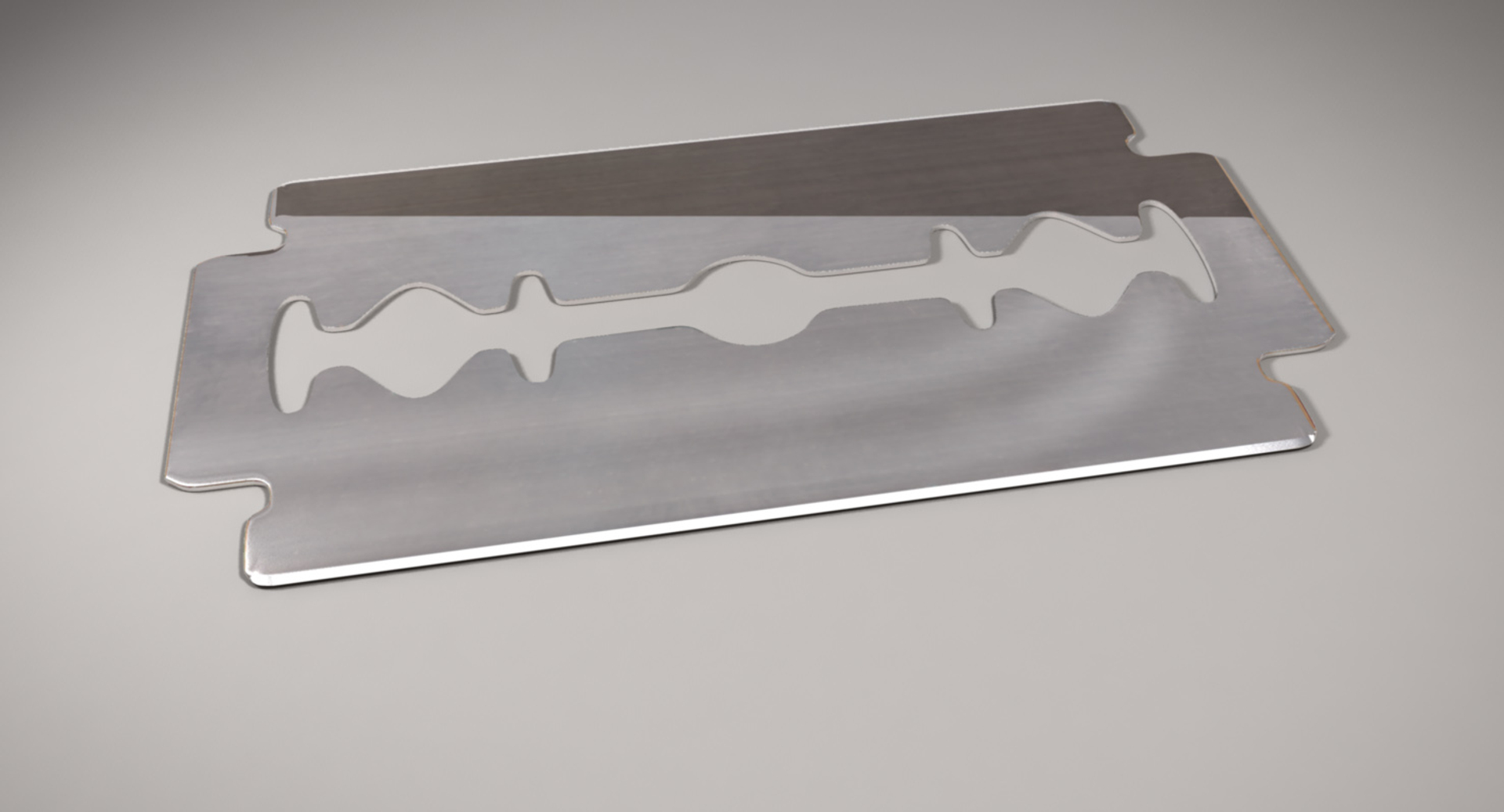 3d model razor blade