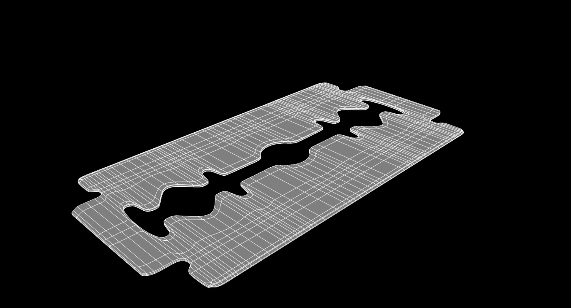 3d Model Razor Blade