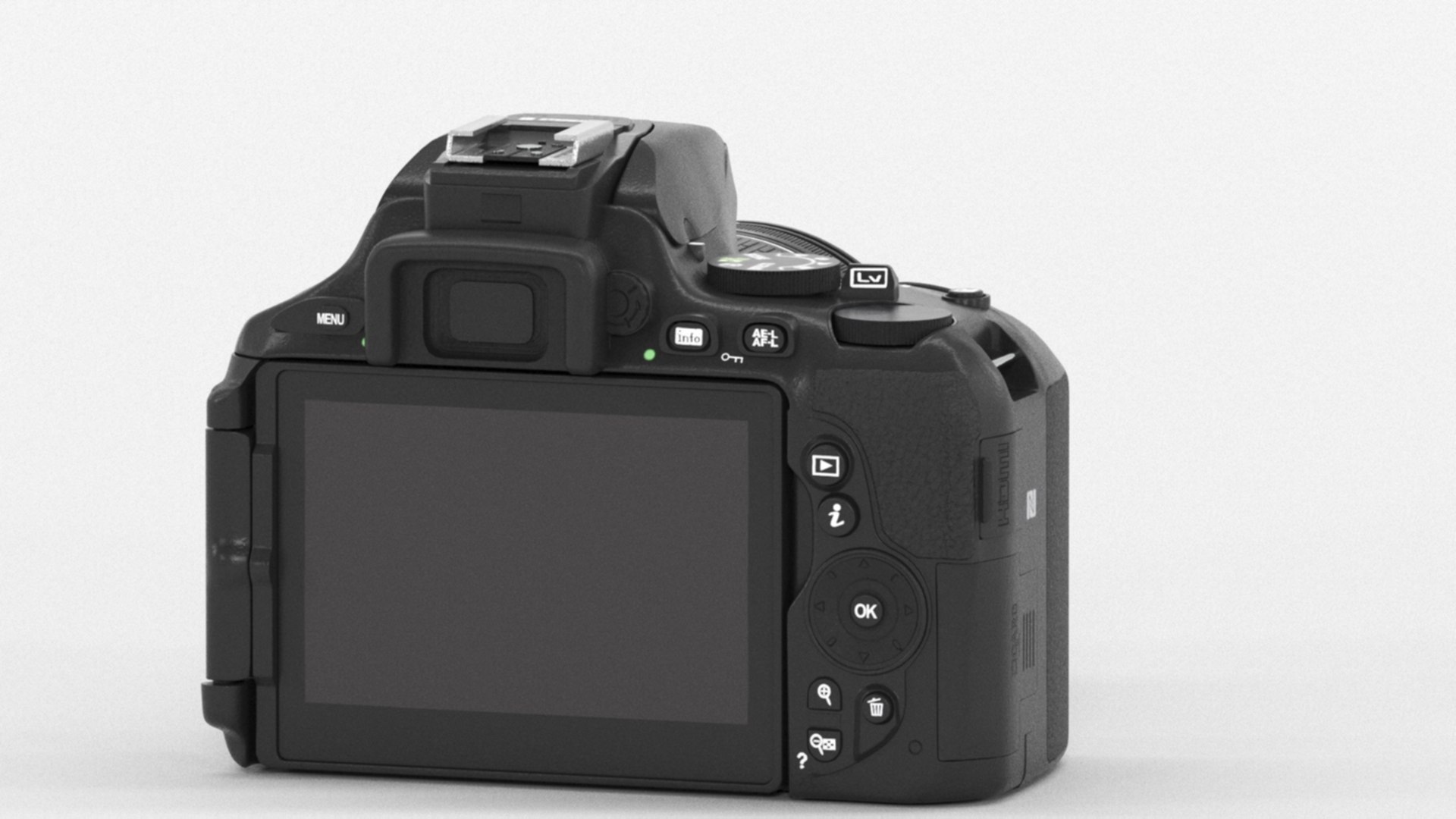 Nikon D5600  AF-P 18-55 VR DSLR Camera - Black 3D model https://p.turbosquid.com/ts-thumb/bx/novXZz/NN/slrcamera_0008/jpg/1739685349/1920x1080/fit_q87/d9902a2016a2a4820a981258e0f1ef560d767107/slrcamera_0008.jpg