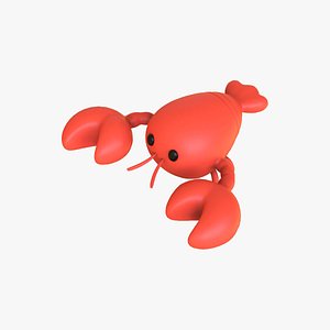 Cartoon Shrimp Rigged