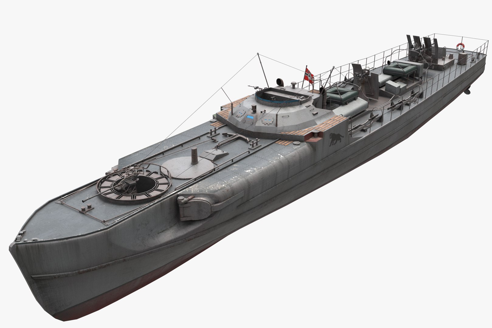 3D Schnellboot S-100 - TurboSquid 1339139