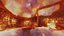 8k magic attic library with cosmic clouds 360 VR sky background