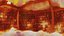 8k magic attic library with cosmic clouds 360 VR sky background