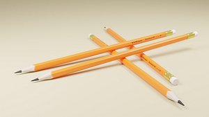 3d model pencil 3D