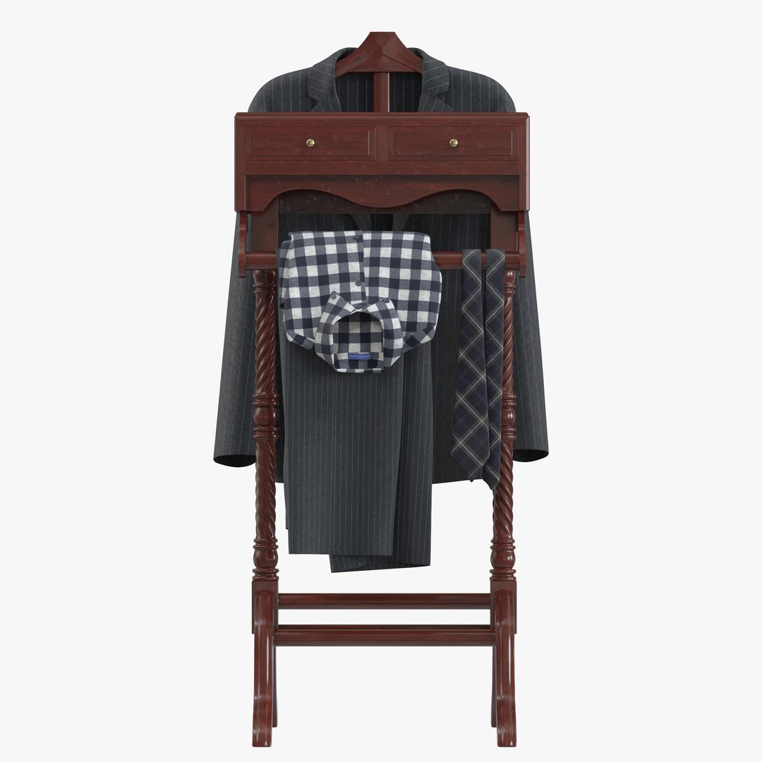 3D model classic valet stand https://p.turbosquid.com/ts-thumb/bx/yHyeJh/grnBG5DE/05/jpg/1575285557/1920x1080/fit_q87/e957187ae6c34b9f0f71062529779b0218cf49c5/05.jpg