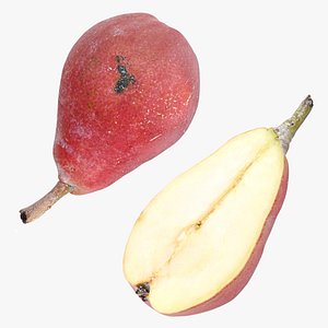 Pears  Red 3D