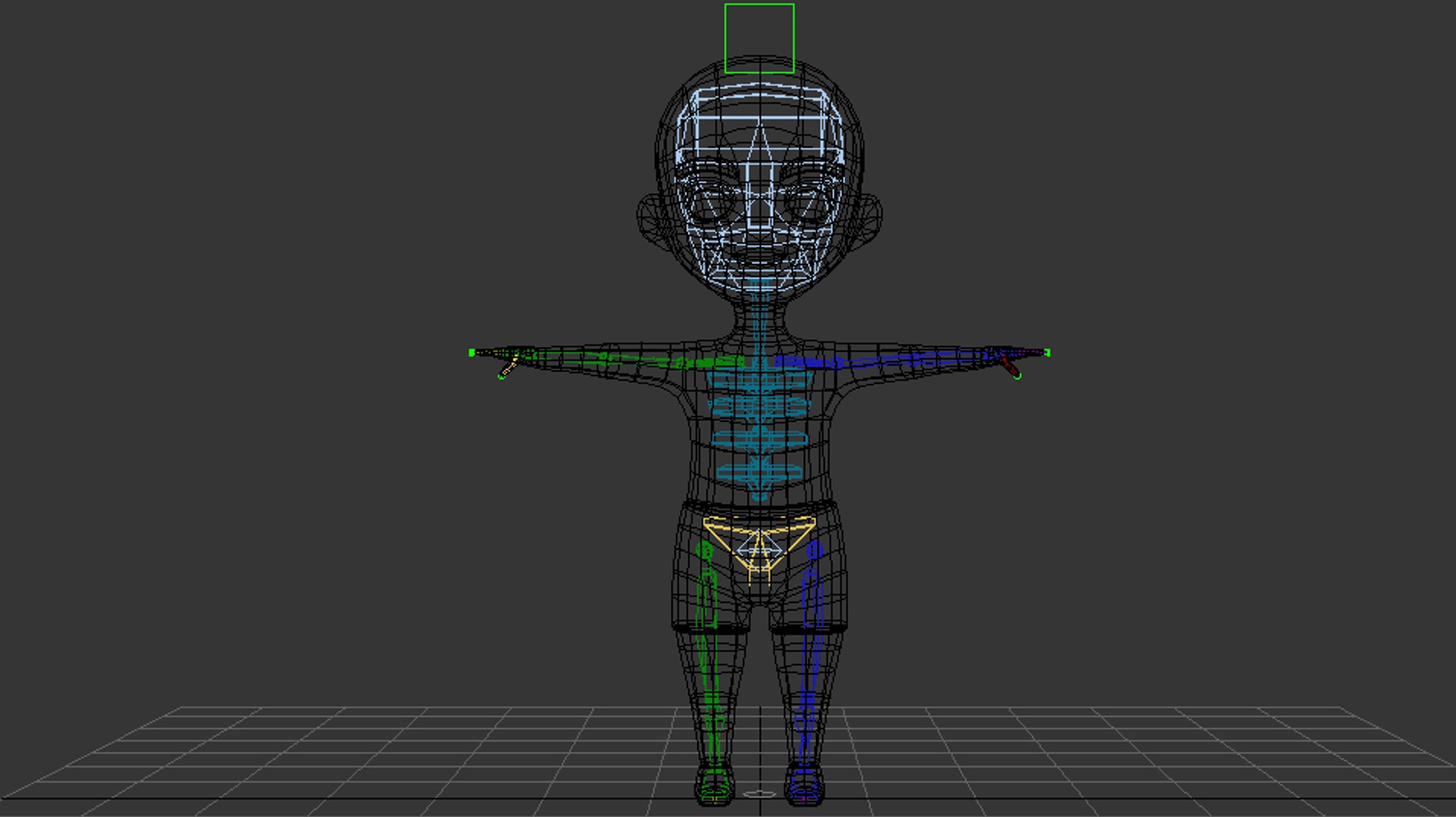 GuddCartoon Boy Guddu Rigged Character Low-poly 3D Modelu 3ds Max 3D ...