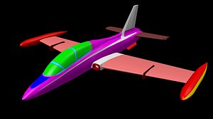 J-PATS TRAINER AIRPLANE 3D model