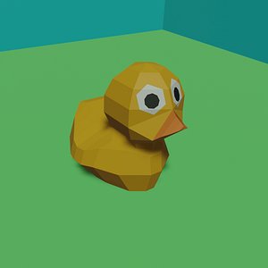3D model rubber duck