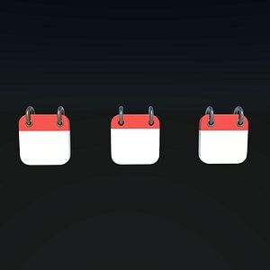 3D Calendar Icon 3D model