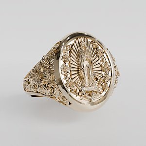 3D Virgin of Guadalupe
