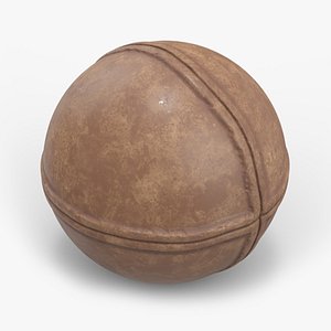 Antique 1830s Baseball Ball 3D model